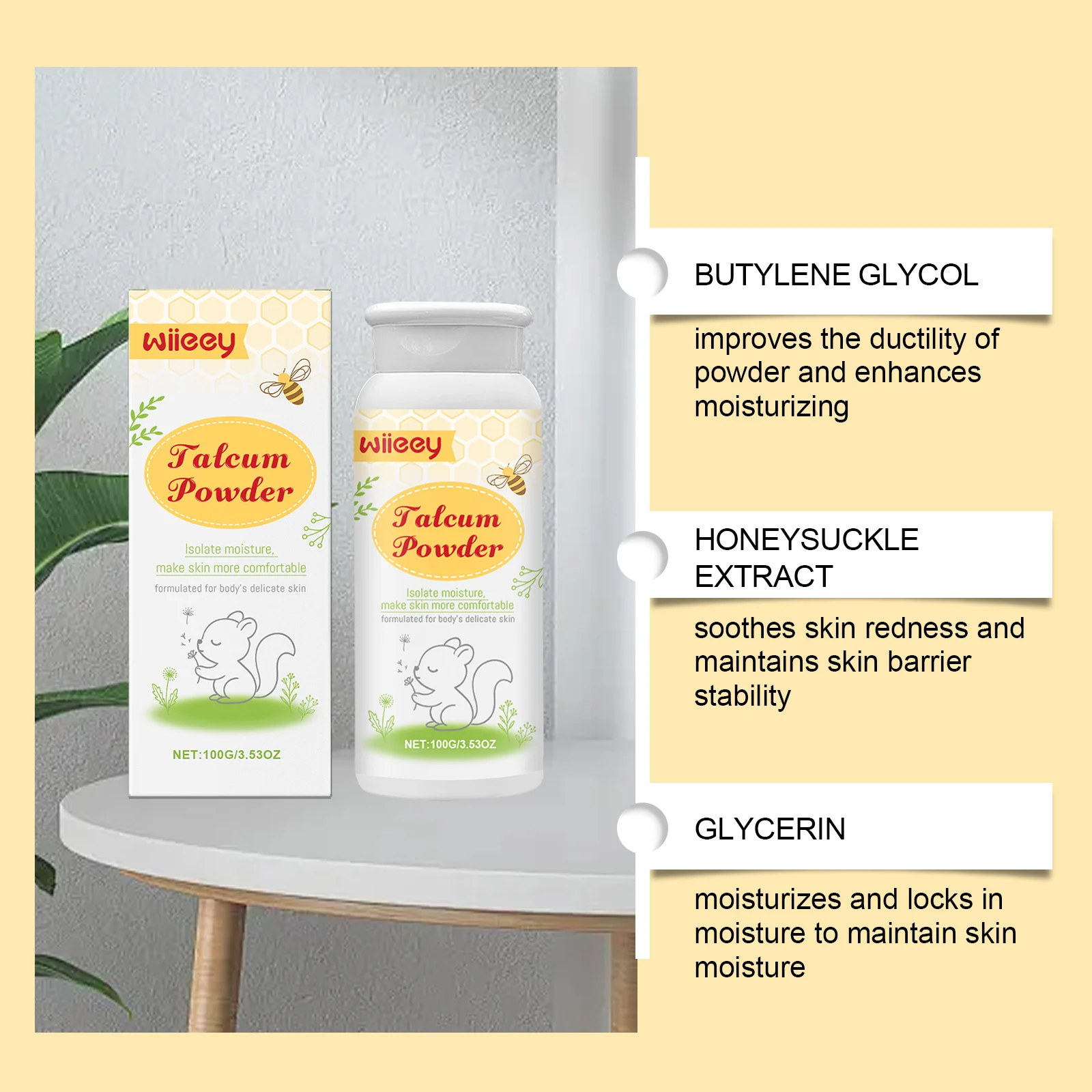 Baby Powder Gentle Talcum Powder for Newborns Low Dust Formula 100g 7 baby powder gentle talcum for newborns low dust 100g wii ckpmbxqh desc 7