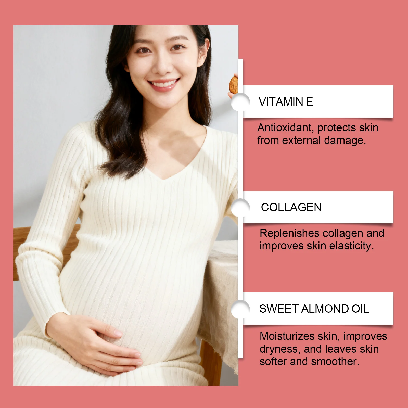 Stretch Mark Oil for Pregnancy Collagen Sweet Almond Oil Body Treatment 30ml 7 stretch mark oil for pregnancy collagen sweet almond 30ml wii zmsbfcp5 desc 7